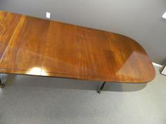 Mahogany Regency Style Pedestal Banquet Table