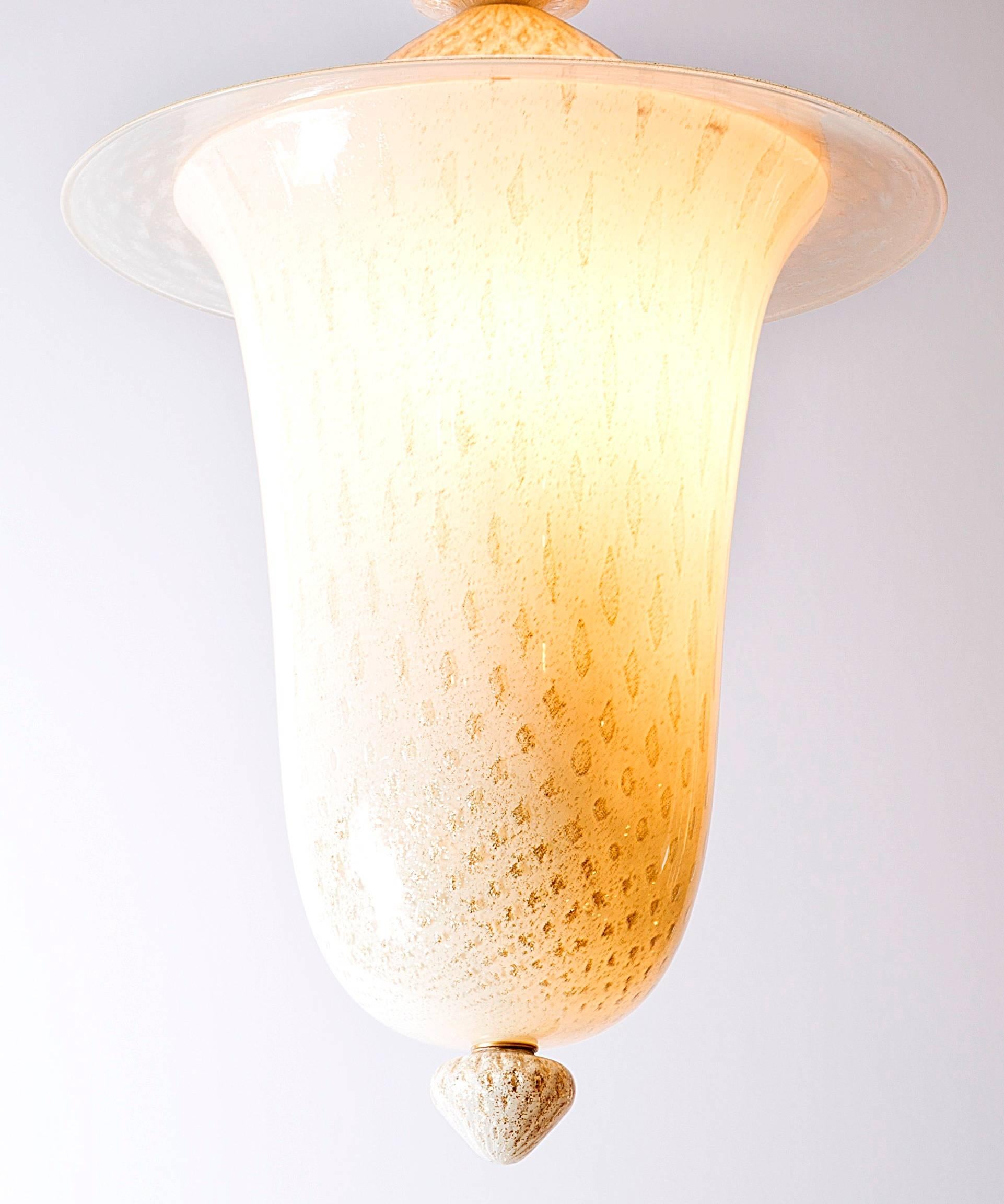 Mid-Century Modern Midcentury Murano Glass Lantern