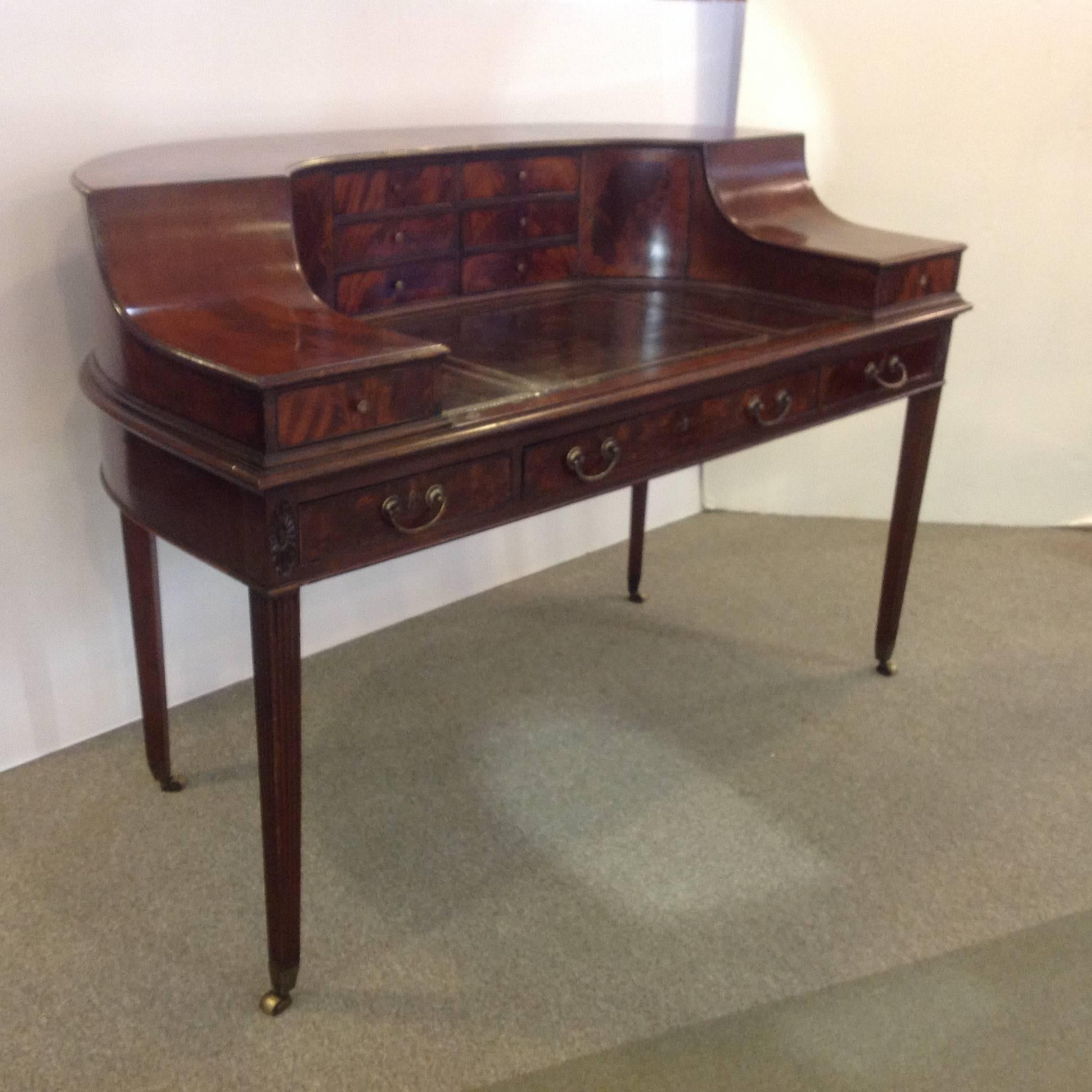 British English Carlton House Desk, Early 1800s For Sale