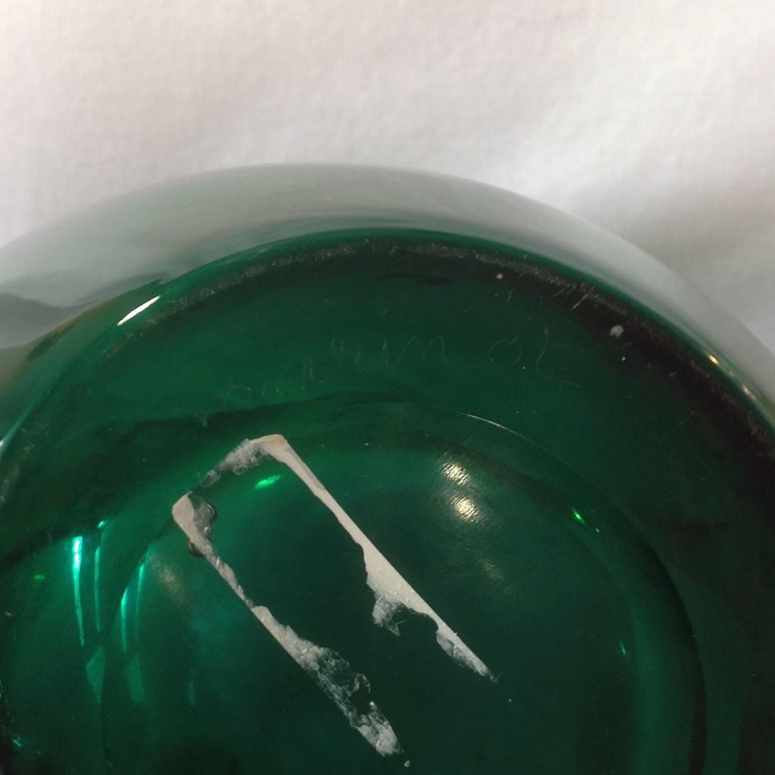 20th Century Maurice Marinot Green Vase For Sale