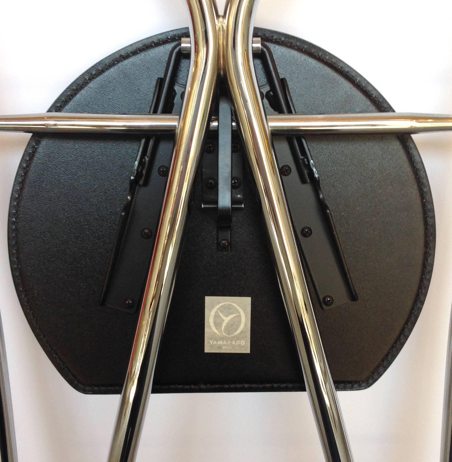 Chrome Hiroyuki Yamakado Cinderella Folding Stools