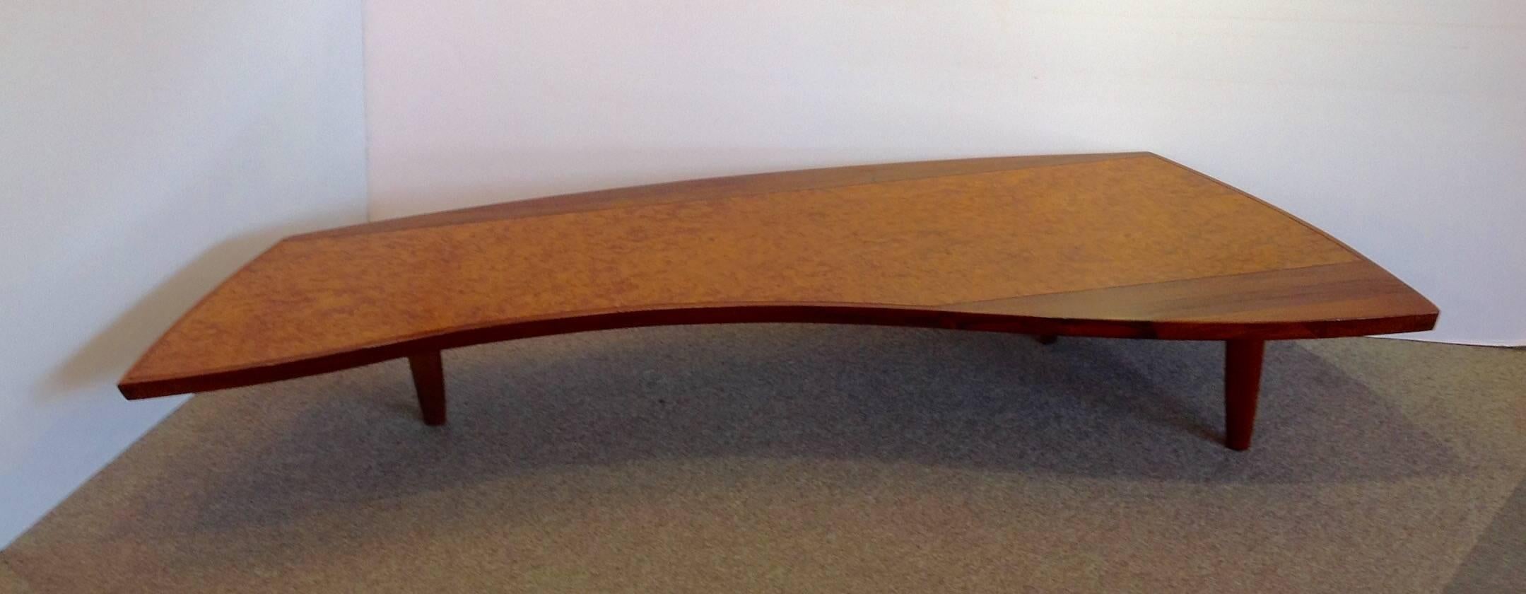 Mid-20th Century George Nakashima Coffee Table for Widdicomb For Sale