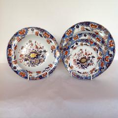 Antique Spode China 49 Pieces Bang Up Pattern, circa 1825