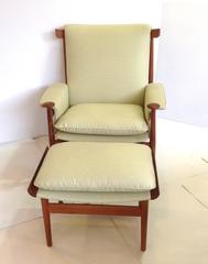 Finn Juhl Bwana Armchair and Ottoman