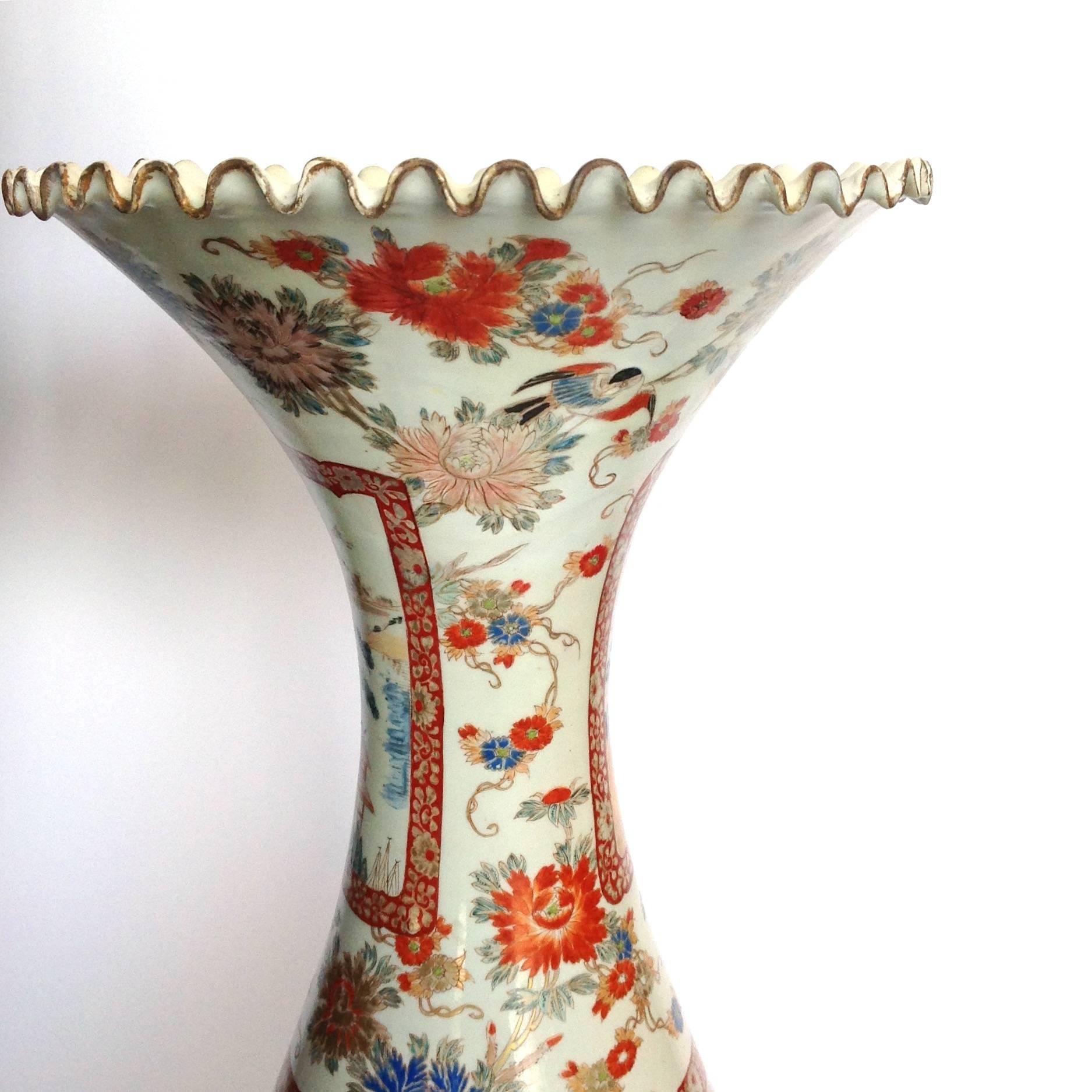 Japanese Kutani Vase Antique 30