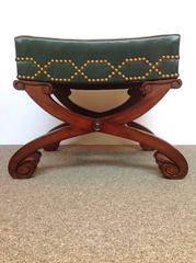 American Classic Revival Mahogany Stool, 1830s