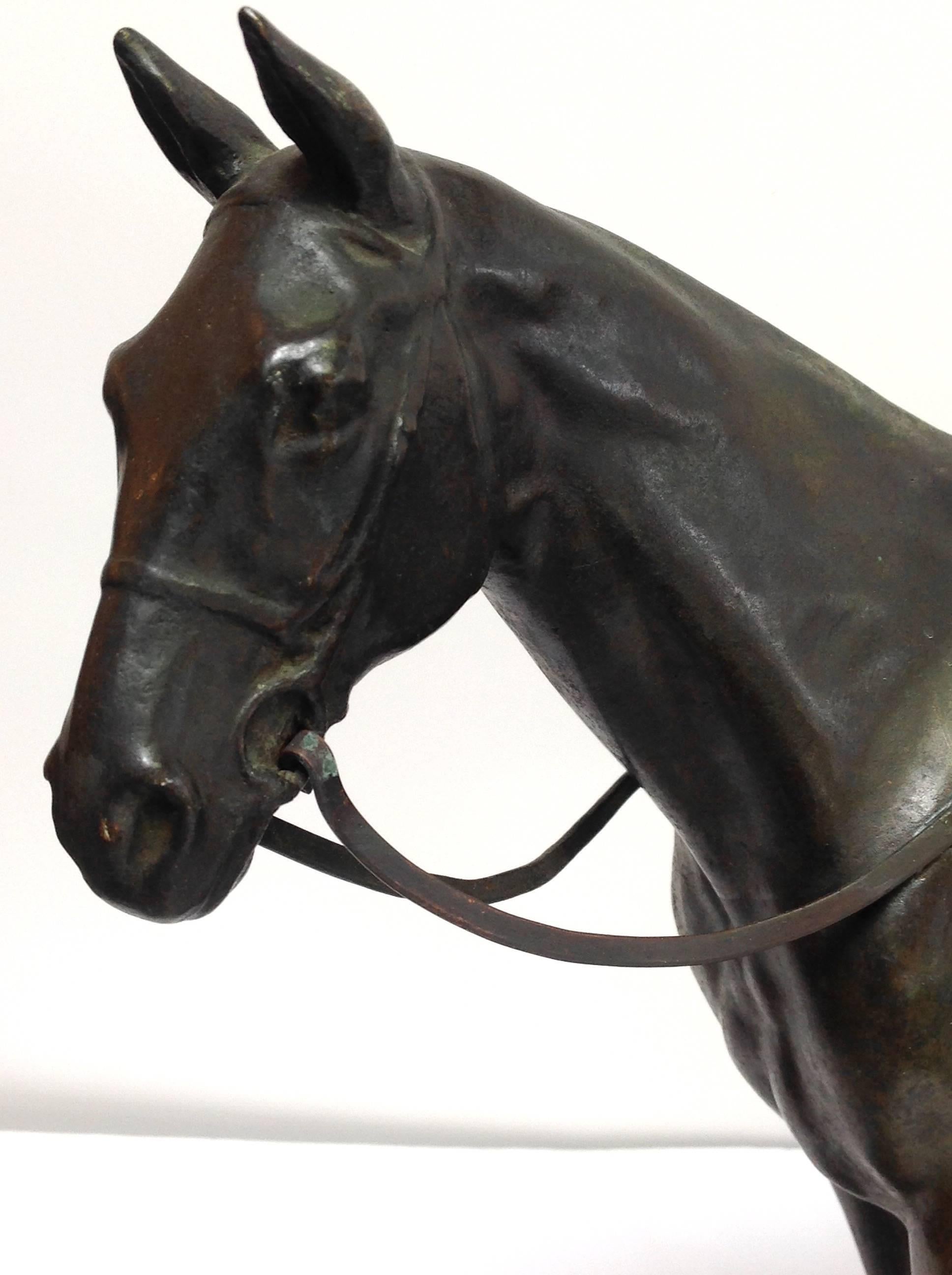 Great Britain (UK) Master Robert Bronze Horse Sculpture by Pauline Boumphre