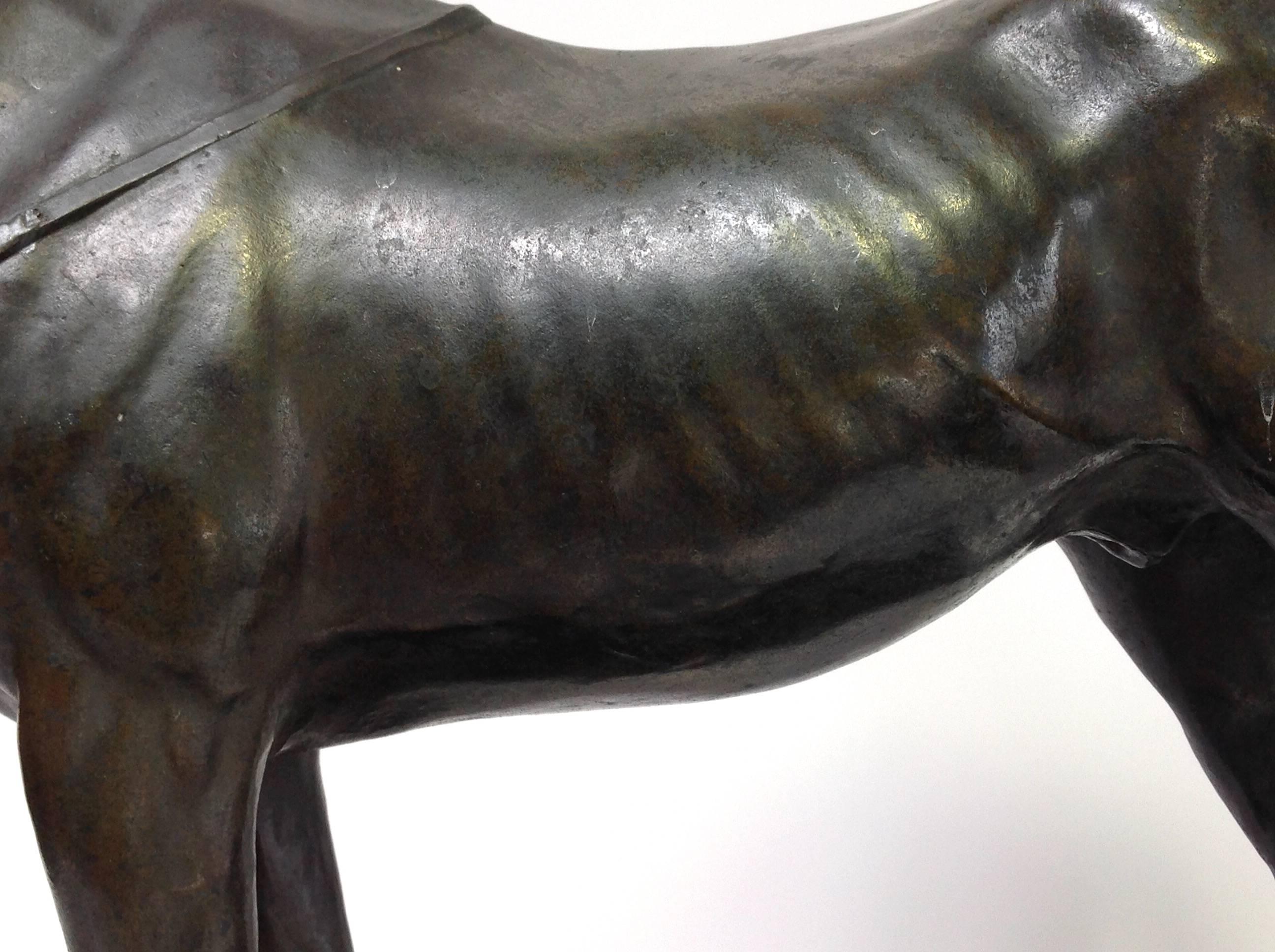 Master Robert Bronze Horse Sculpture by Pauline Boumphre In Excellent Condition In Houston, TX