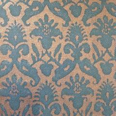 Pair of Antique Blue and Gold Fortuny Pillows