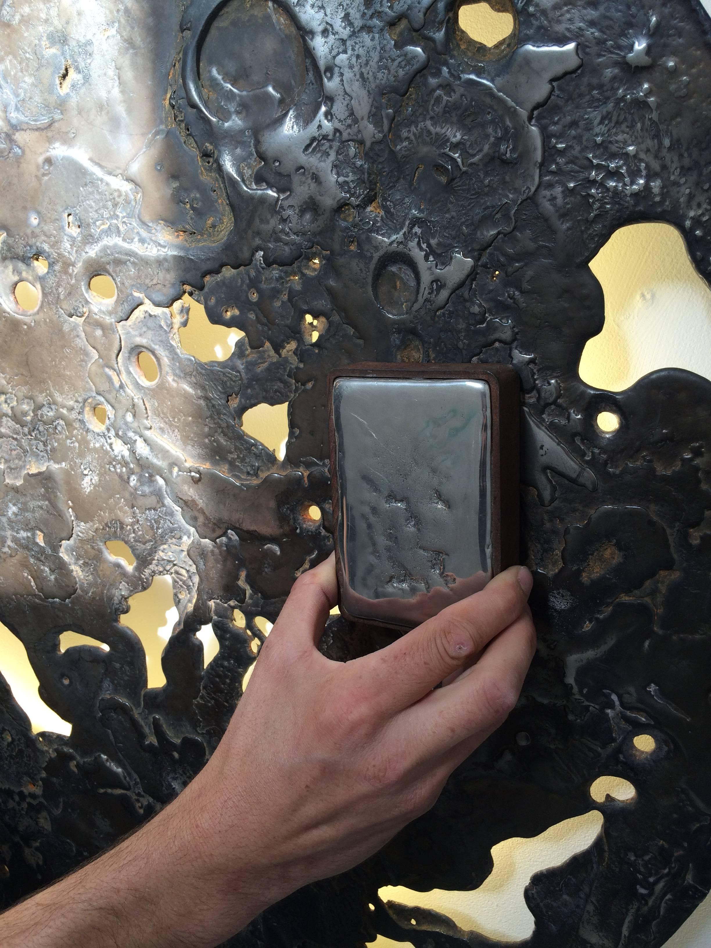 'IO Moon' Light Sculpture For Sale 3