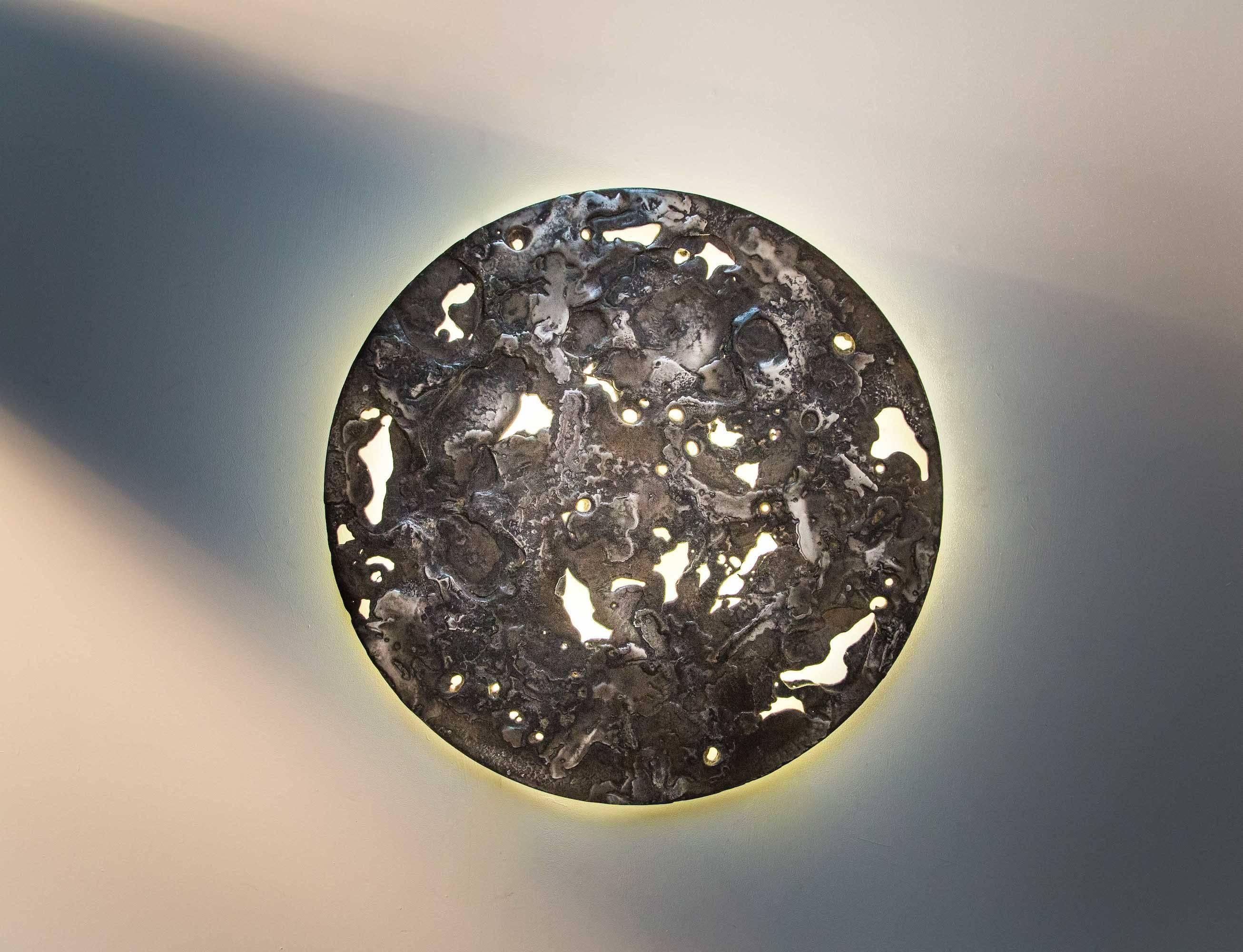 British 'IO Moon' Light Sculpture For Sale