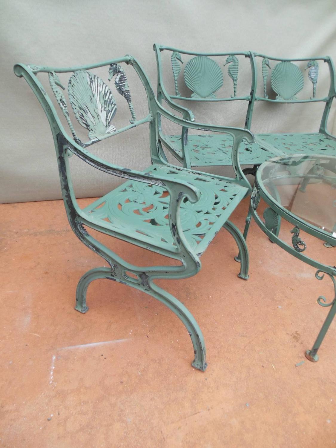 Molla Vintage FourPiece Patio Set For Sale at 1stdibs