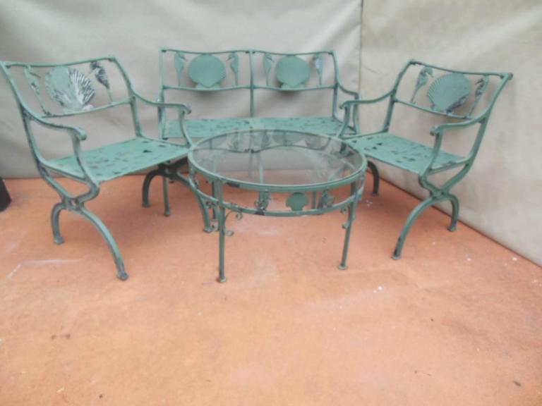 Molla Vintage FourPiece Patio Set at 1stDibs