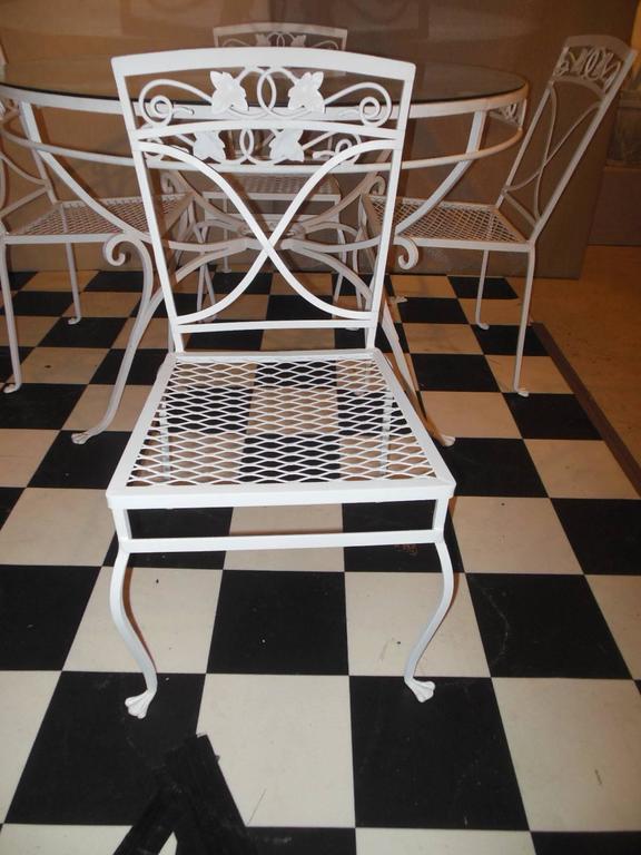 Salterini Patio Dining Set, Mt Vernon Pattern For Sale at 1stdibs