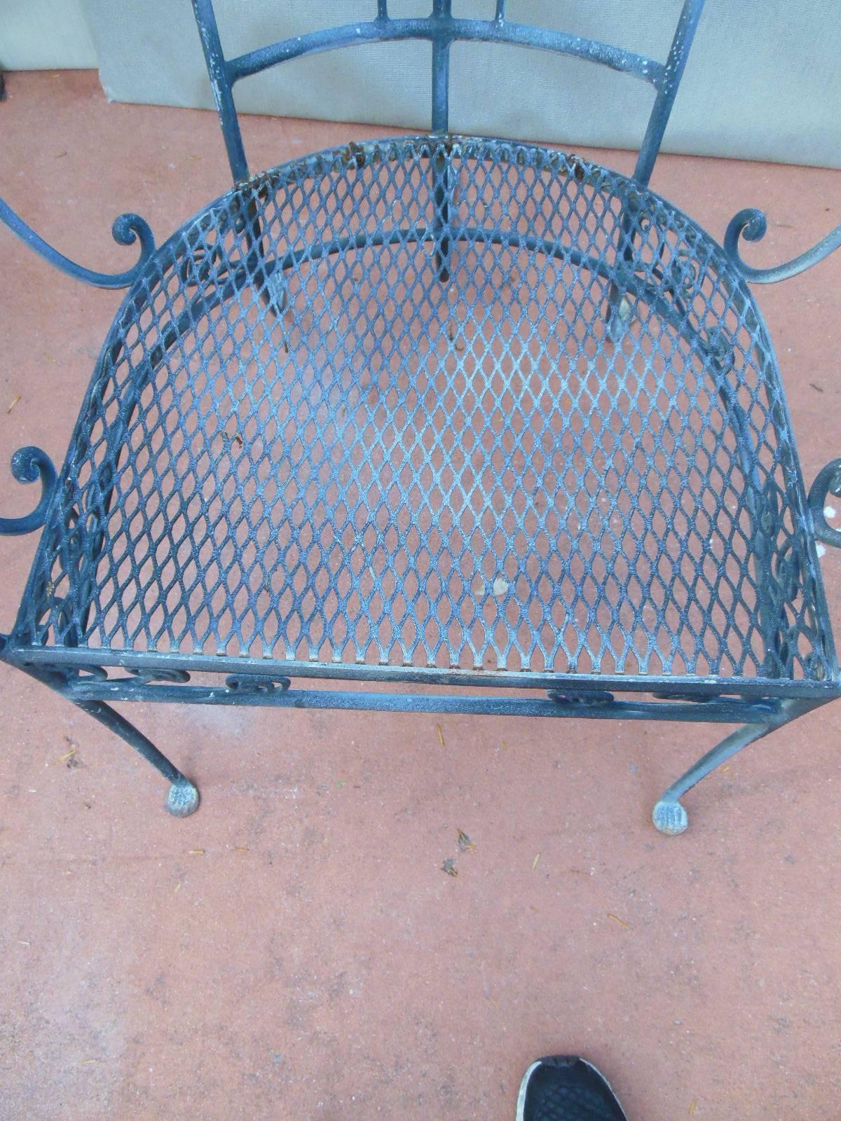wrought iron peacock chairs for sale