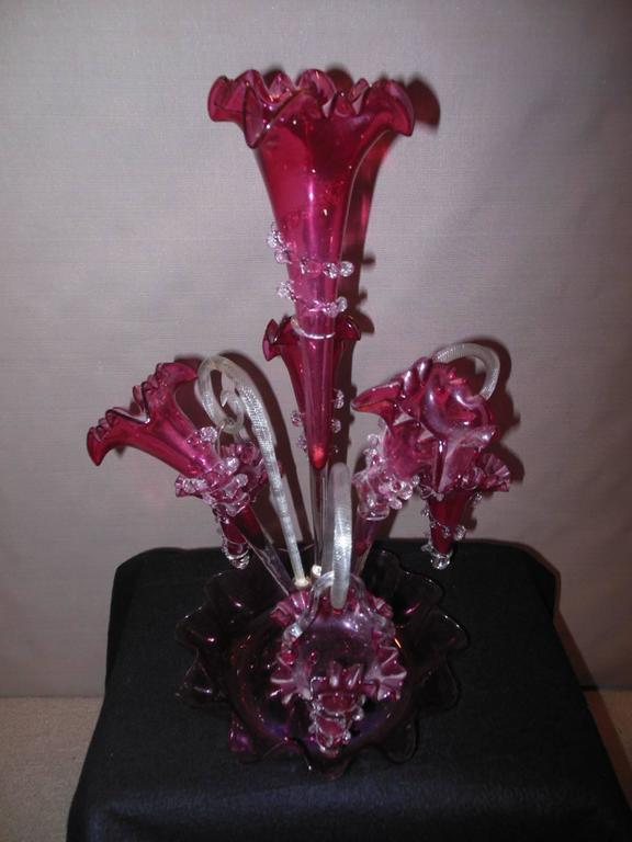 Victorian style hanging baskets