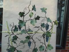 Vintage Italian Tole Grape Tree