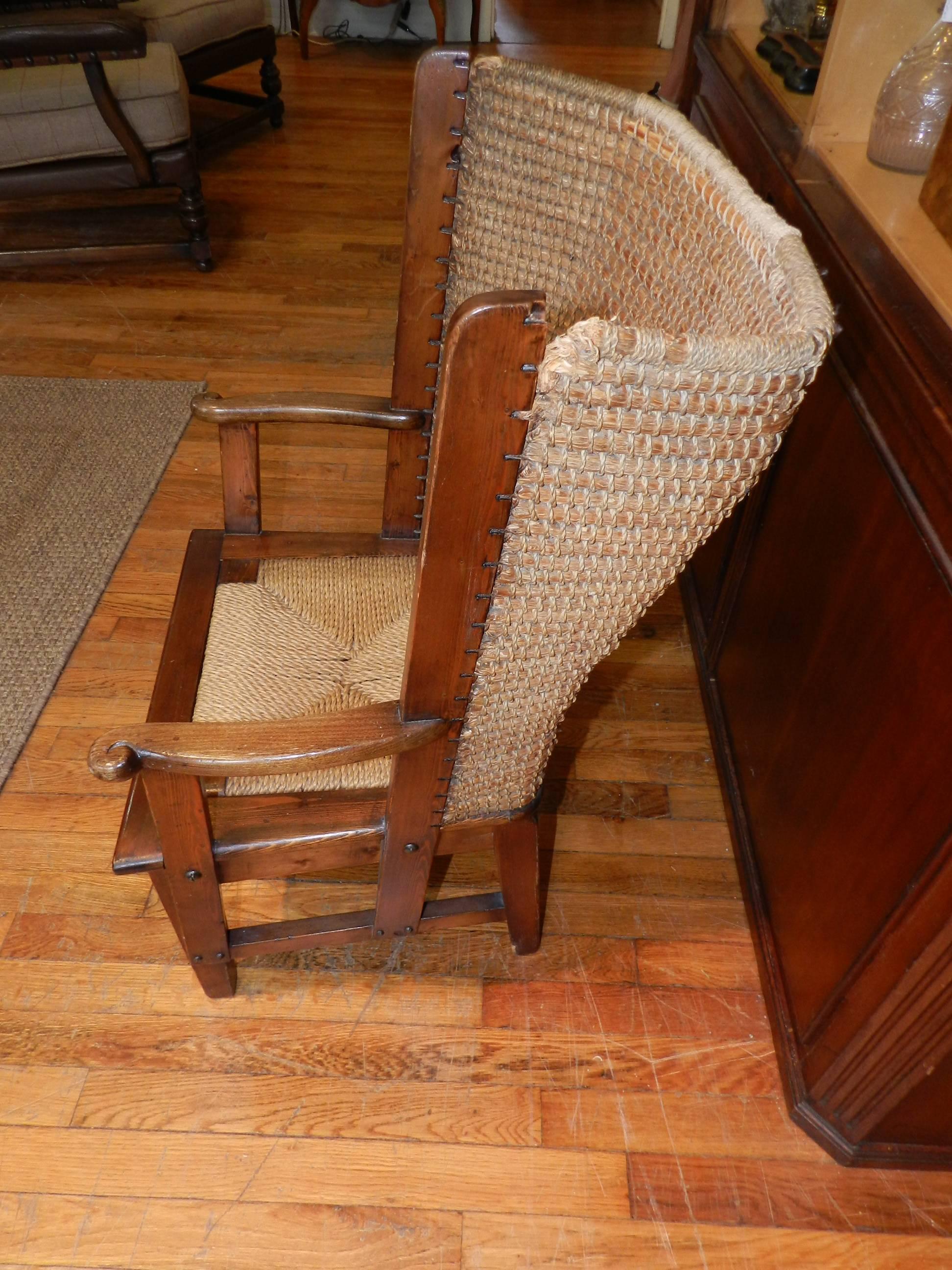 Hand-Crafted Child's Orkney Chair For Sale