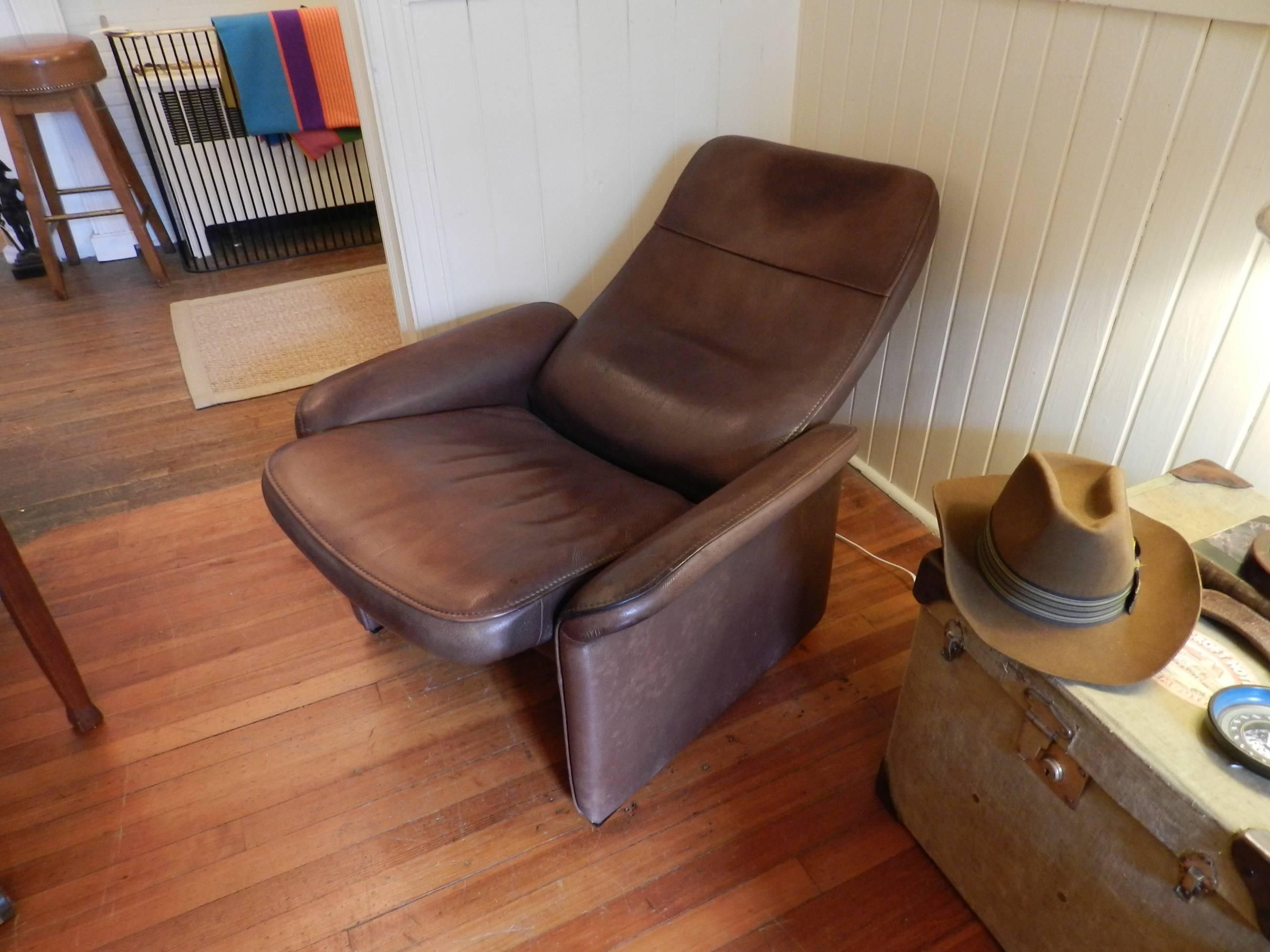 Late 20th Century Leather Recliner by De Sede