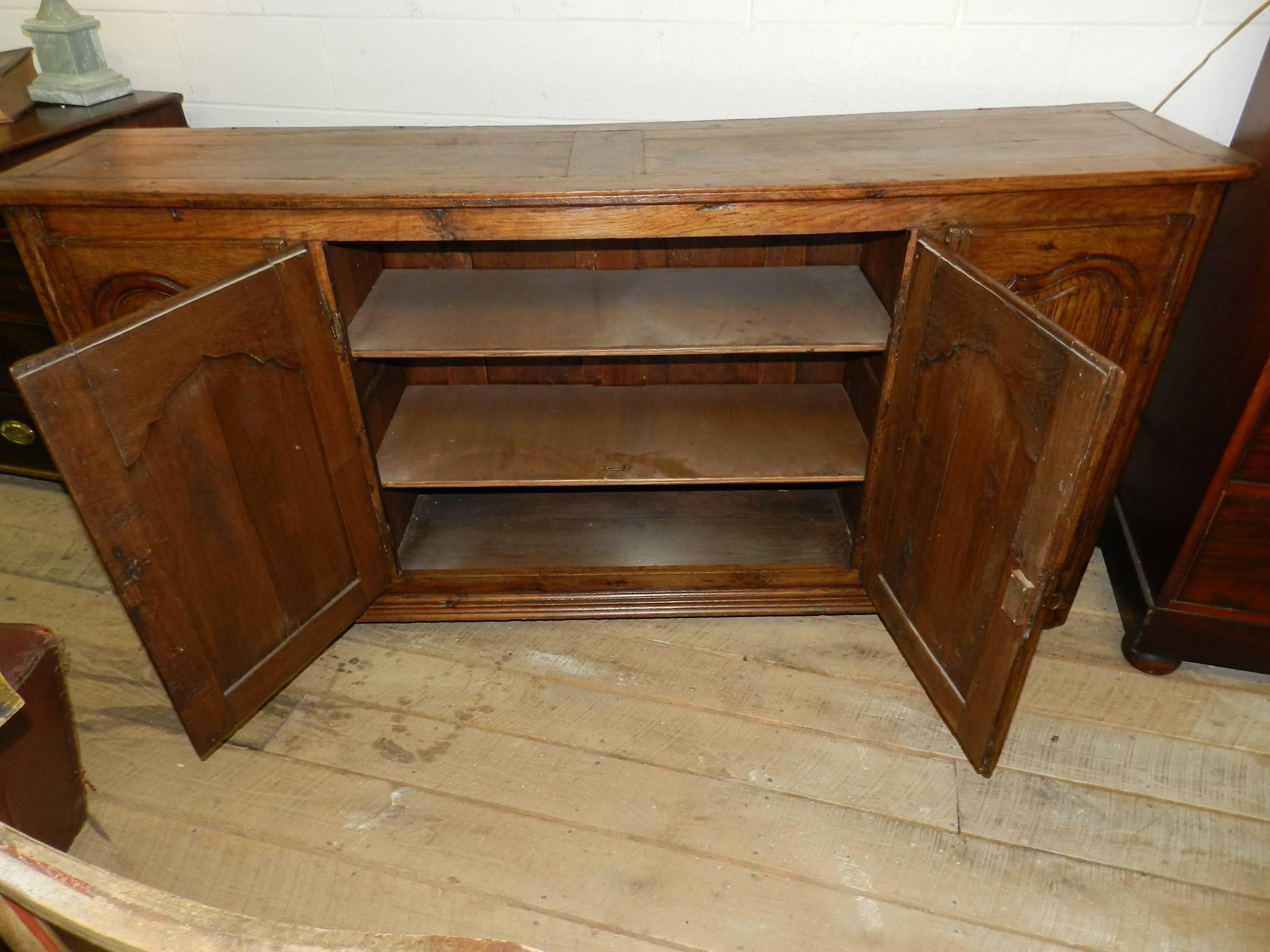 French Provincial Antique French Oak Buffet