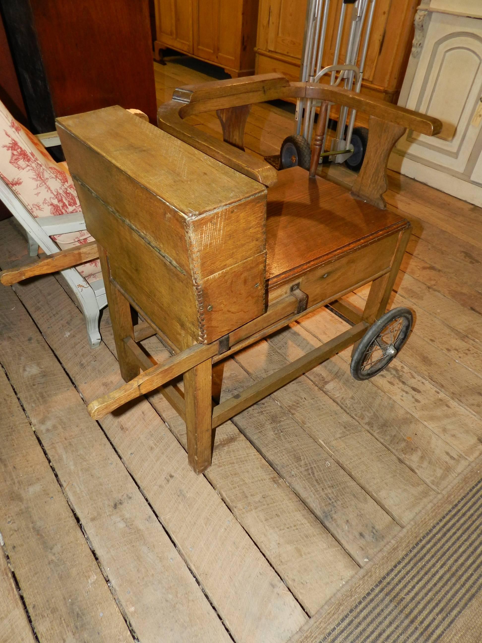 Hand-Crafted Oak Jockey Weight Scales For Sale