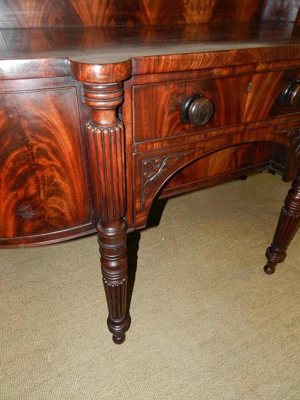 Scottish Mahogany Sideboard In Excellent Condition In Millwood, VA