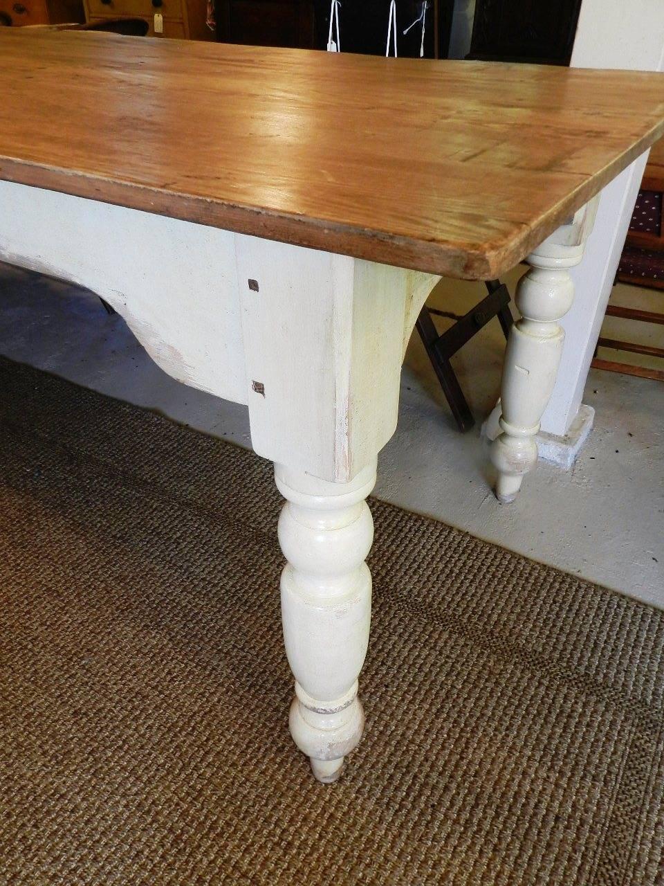 Victorian Painted Pine Farm Table