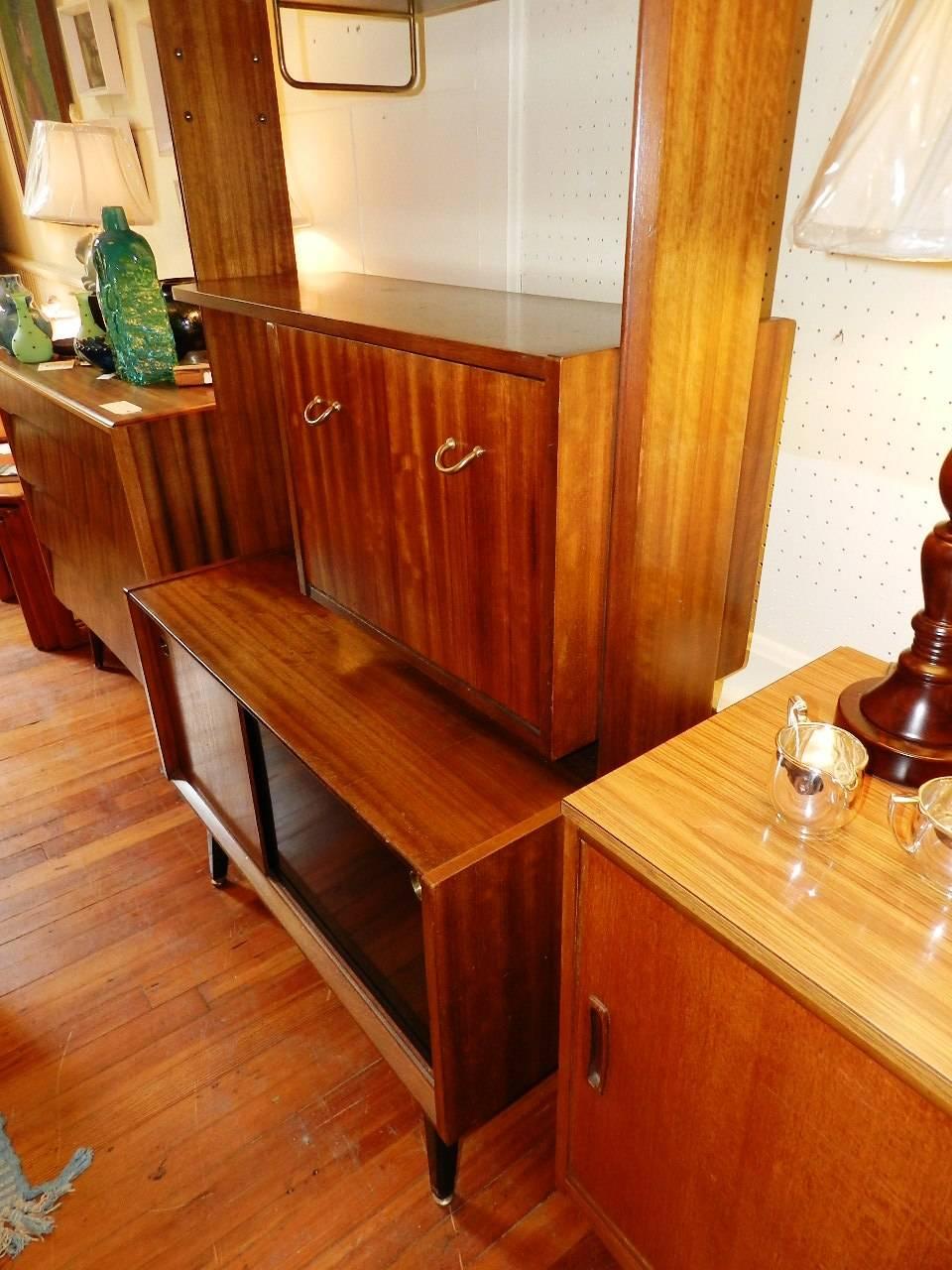Late 20th Century Teak Display Shelves and Room Divider