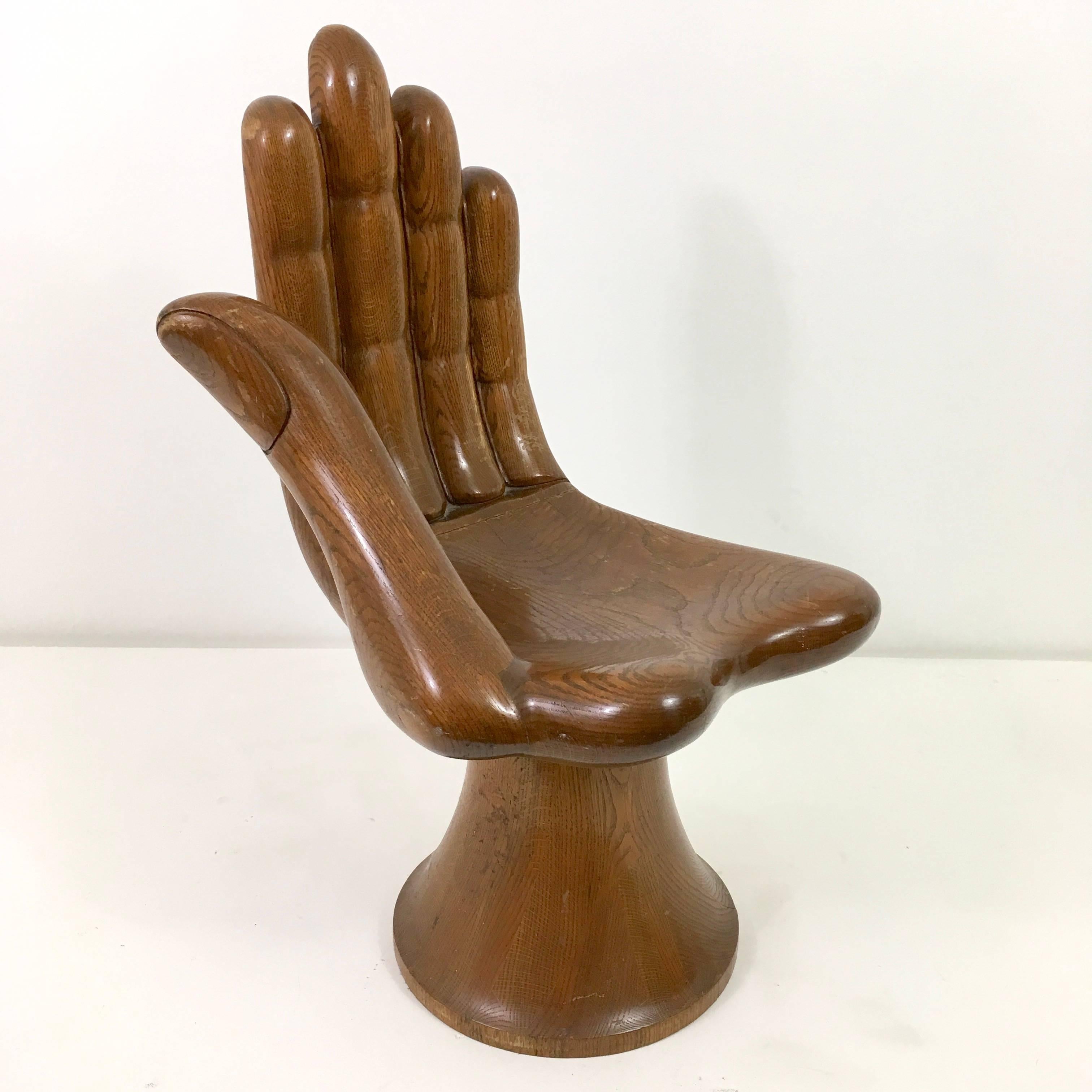 wooden hand chair