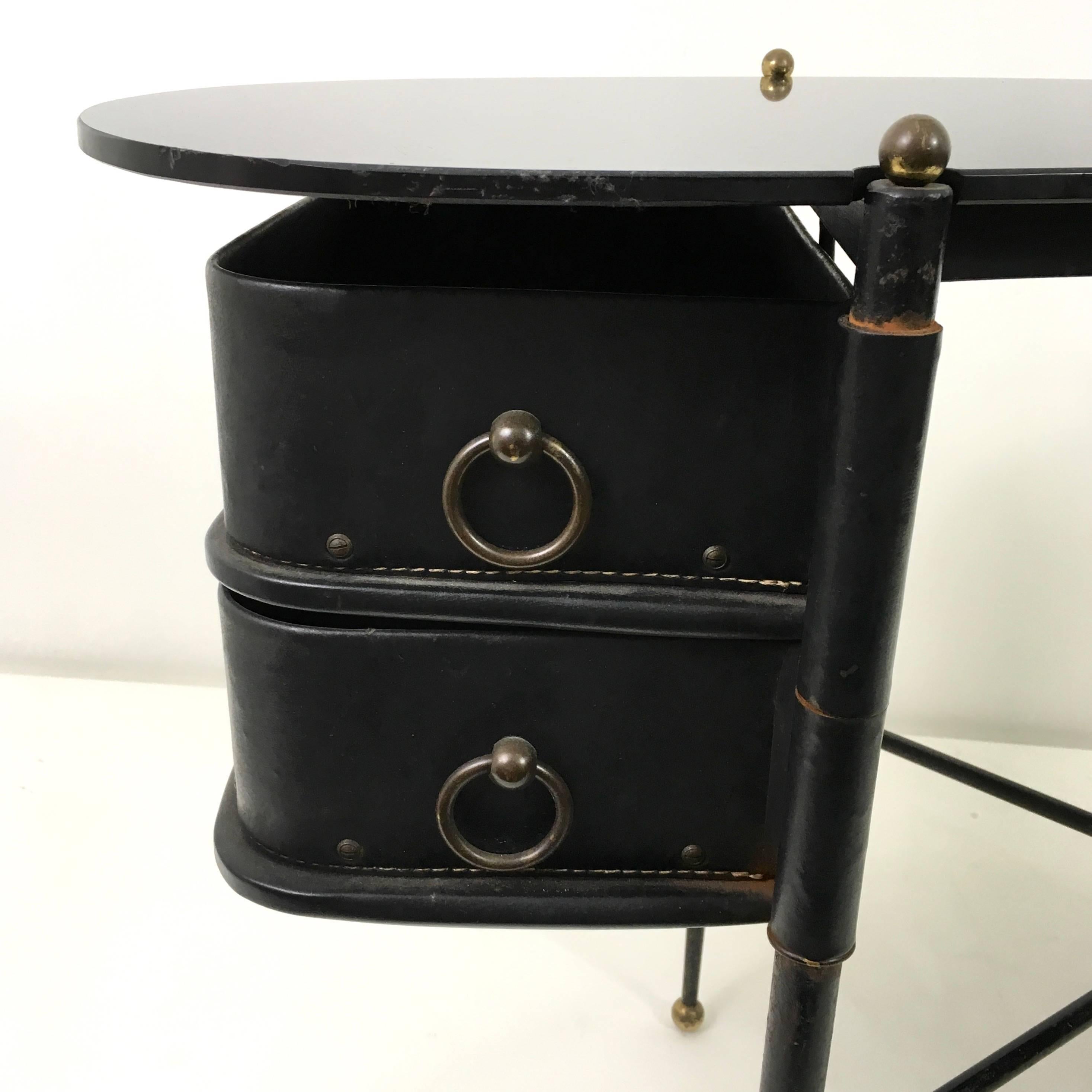 20th Century Jacques Adnet Petit Desk