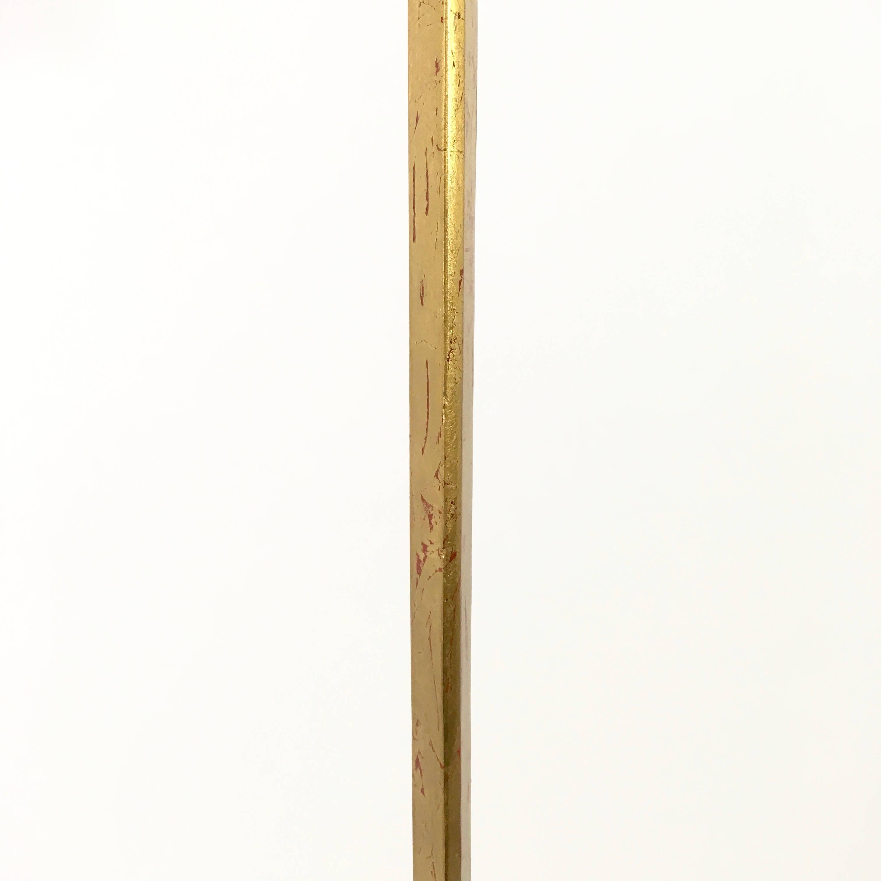 20th Century Maison Ramsay Gilded Iron Floor Lamps For Sale