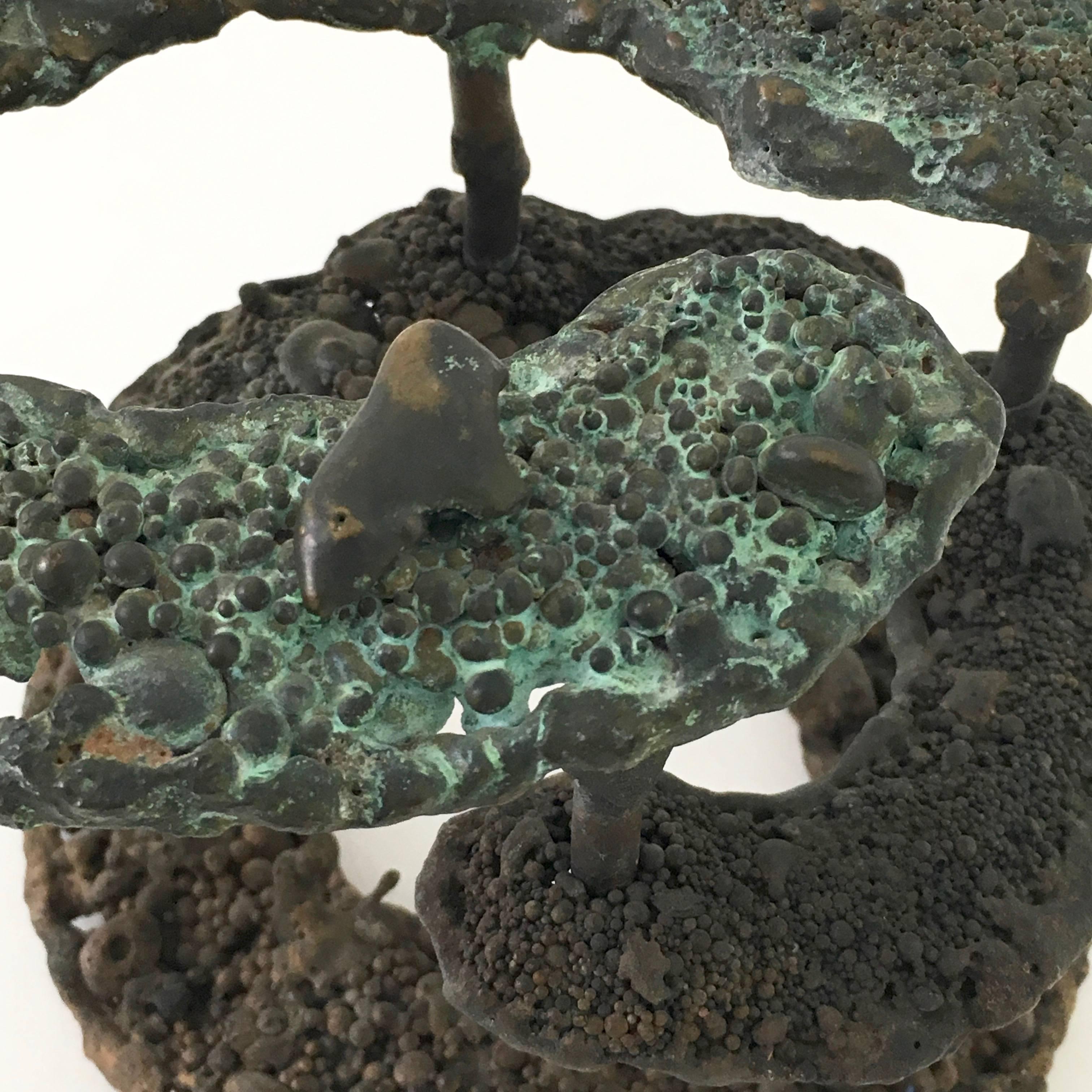 Val Bertoia bronze sculpture. Documented.