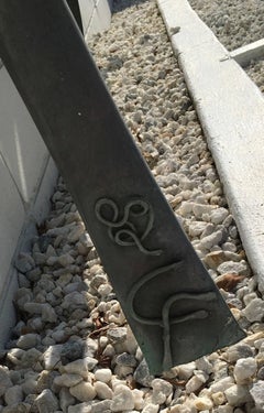 Claire Falkenstein Monumental Outdoor Bronze Sculpture "Point As A Set"