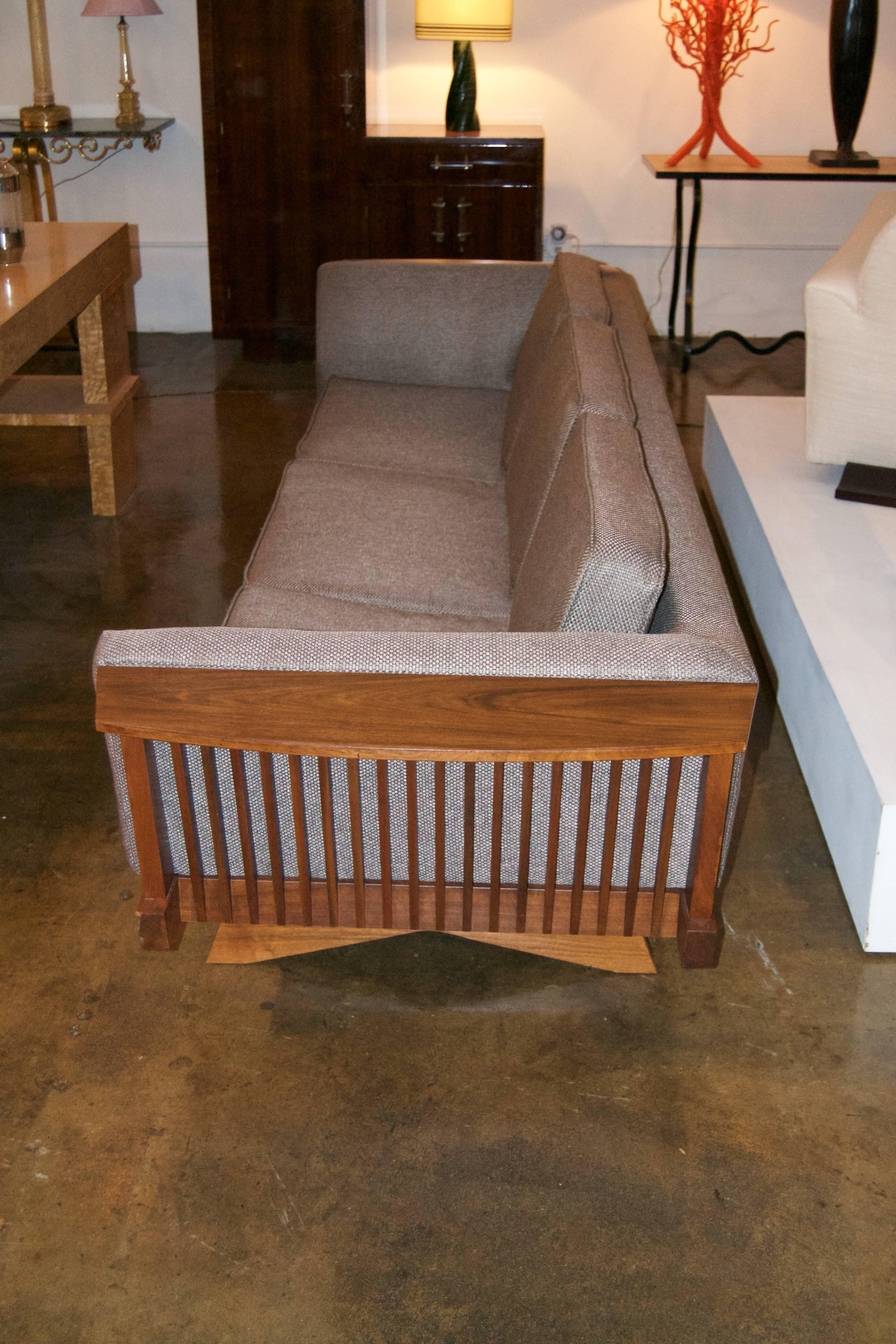 George Nakashima Rare Sofa In Excellent Condition In Los Angeles, CA