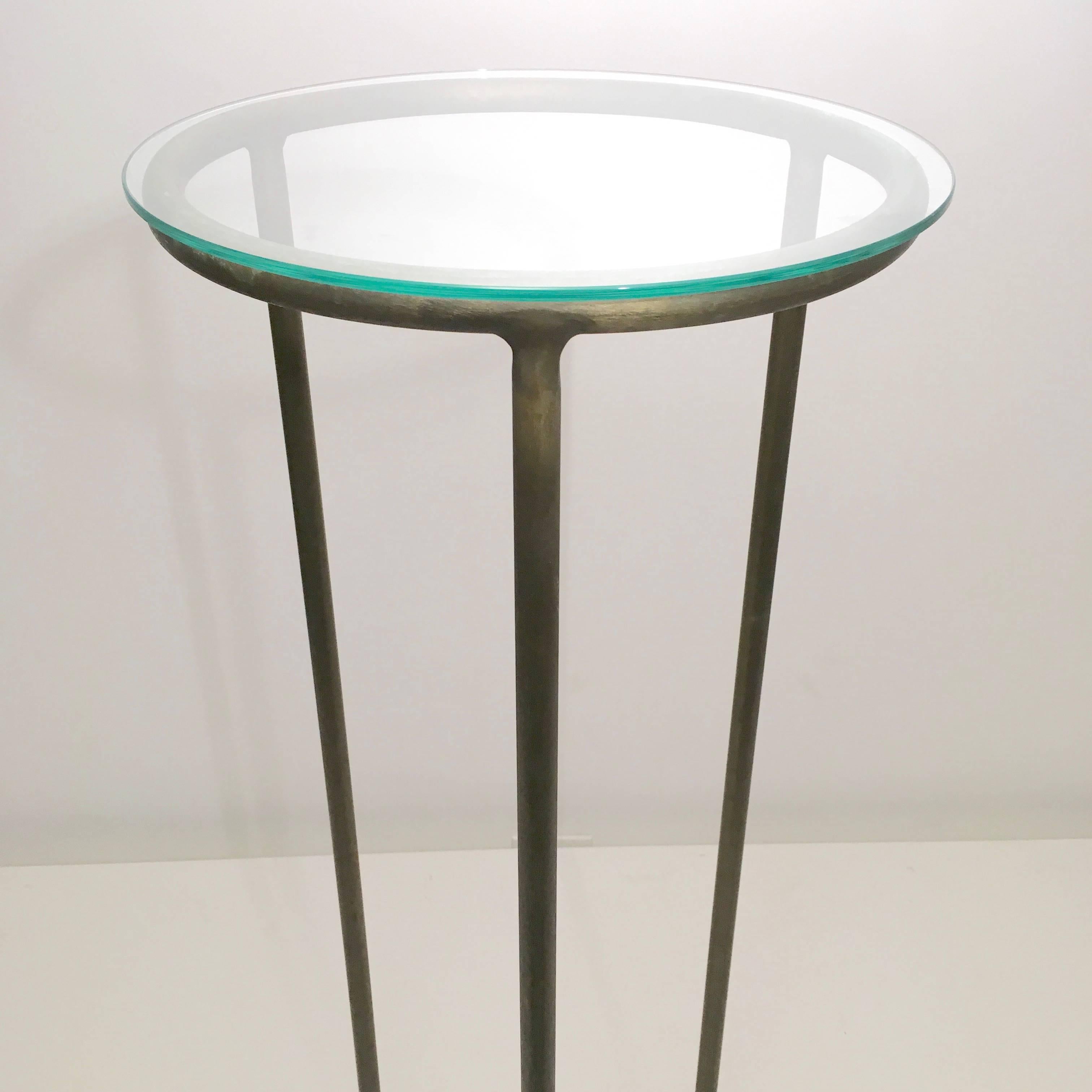 Mid-Century Modern Walter Lamb Bronze Pedestals For Sale