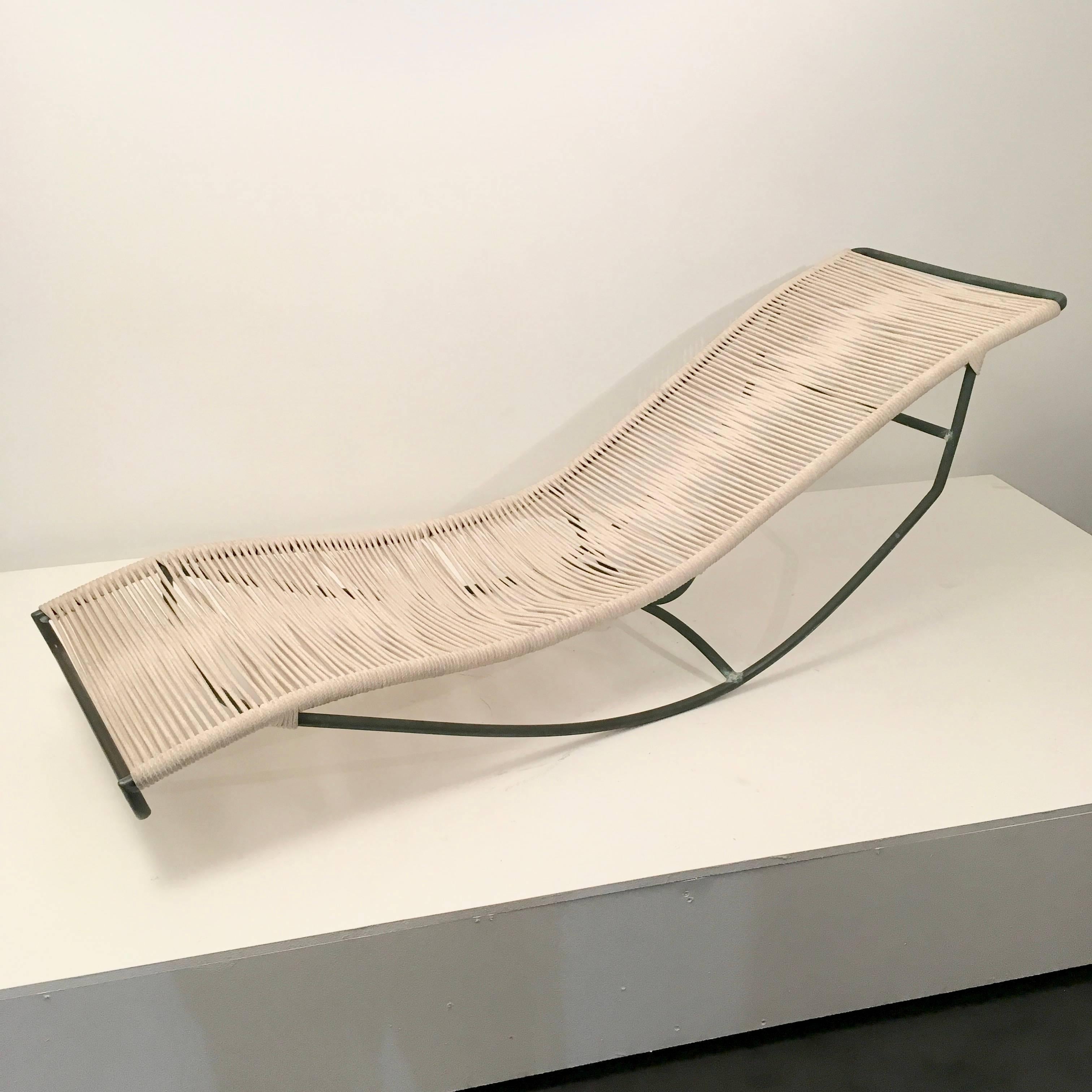 Mid-20th Century Walter Lamb Rocking Chaise For Sale