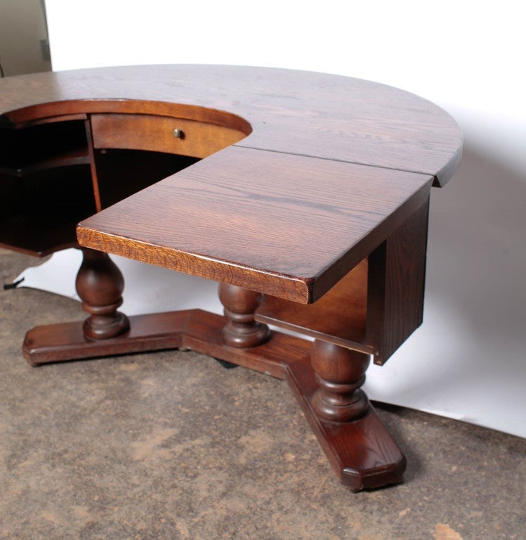 Mid-20th Century Romweber Keyhole Desk For Sale