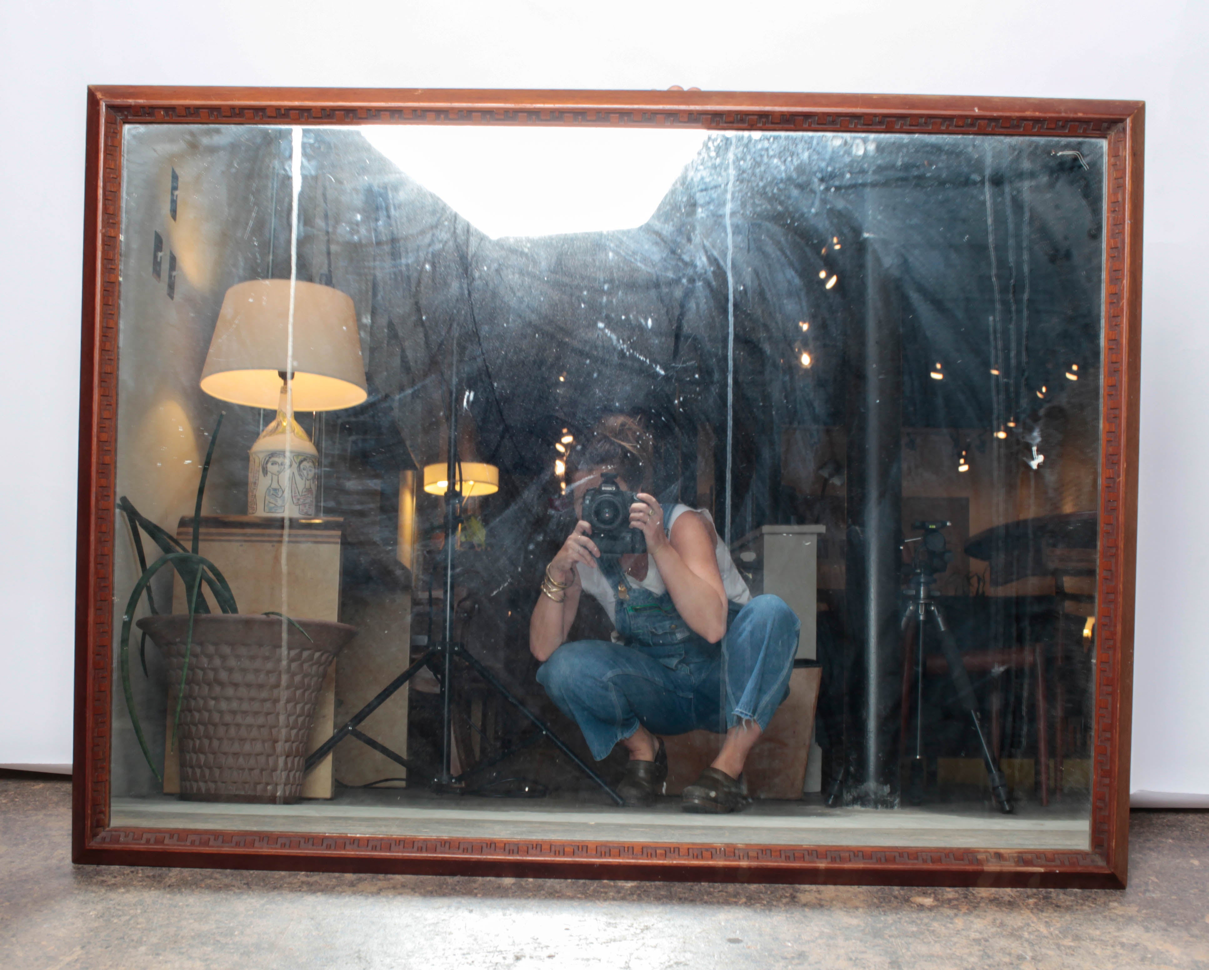 Frank Lloyd Wright Mirror for Heritage Henredon For Sale