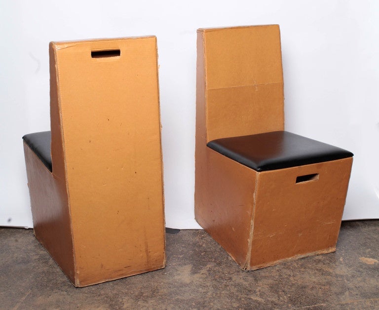 Post-Modern Four Frank Gehry for R23 Restaurant Dining Chairs For Sale