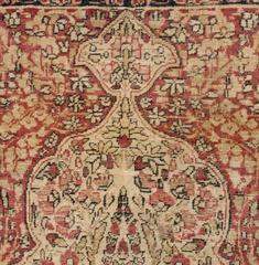 19th Century Lavar Kirman Prayer Rug