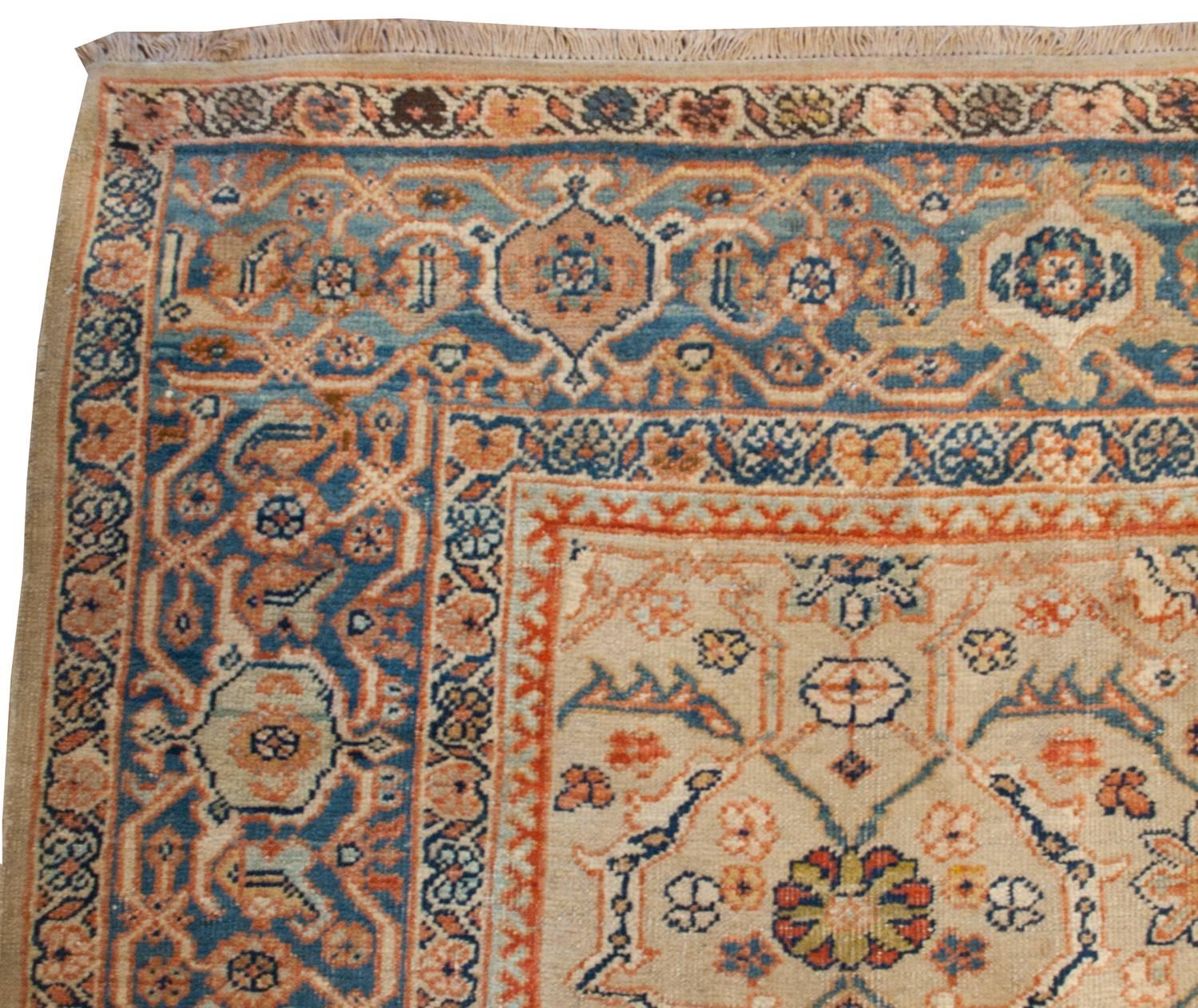 Tabriz Exquisite Early 20th Century Mahal Rug