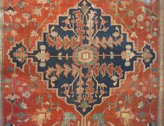 Incredible 19th Century Serapi Rug