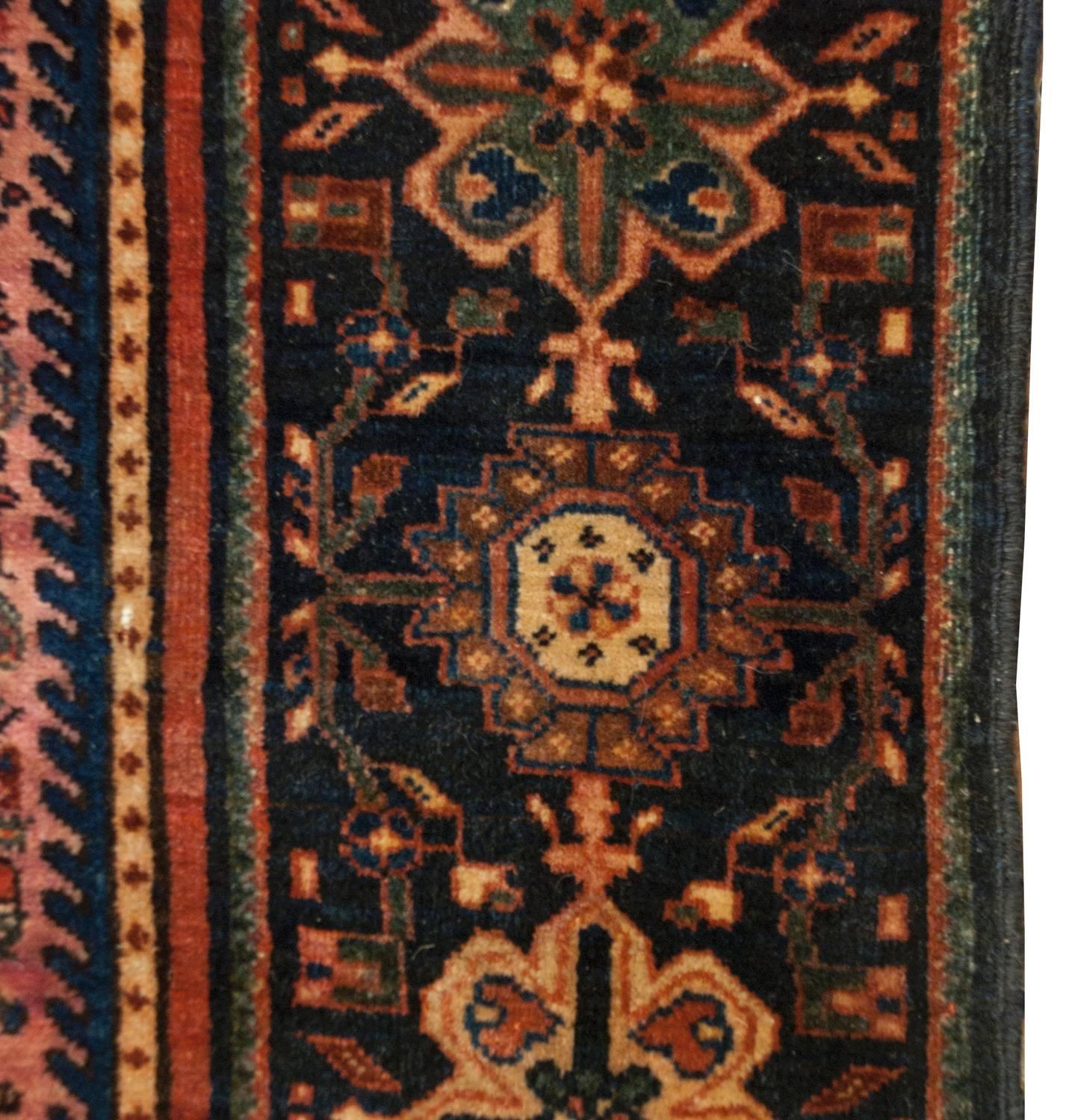 Vegetable Dyed Extraordinary 19th Century Sarouk Farahan Rug For Sale