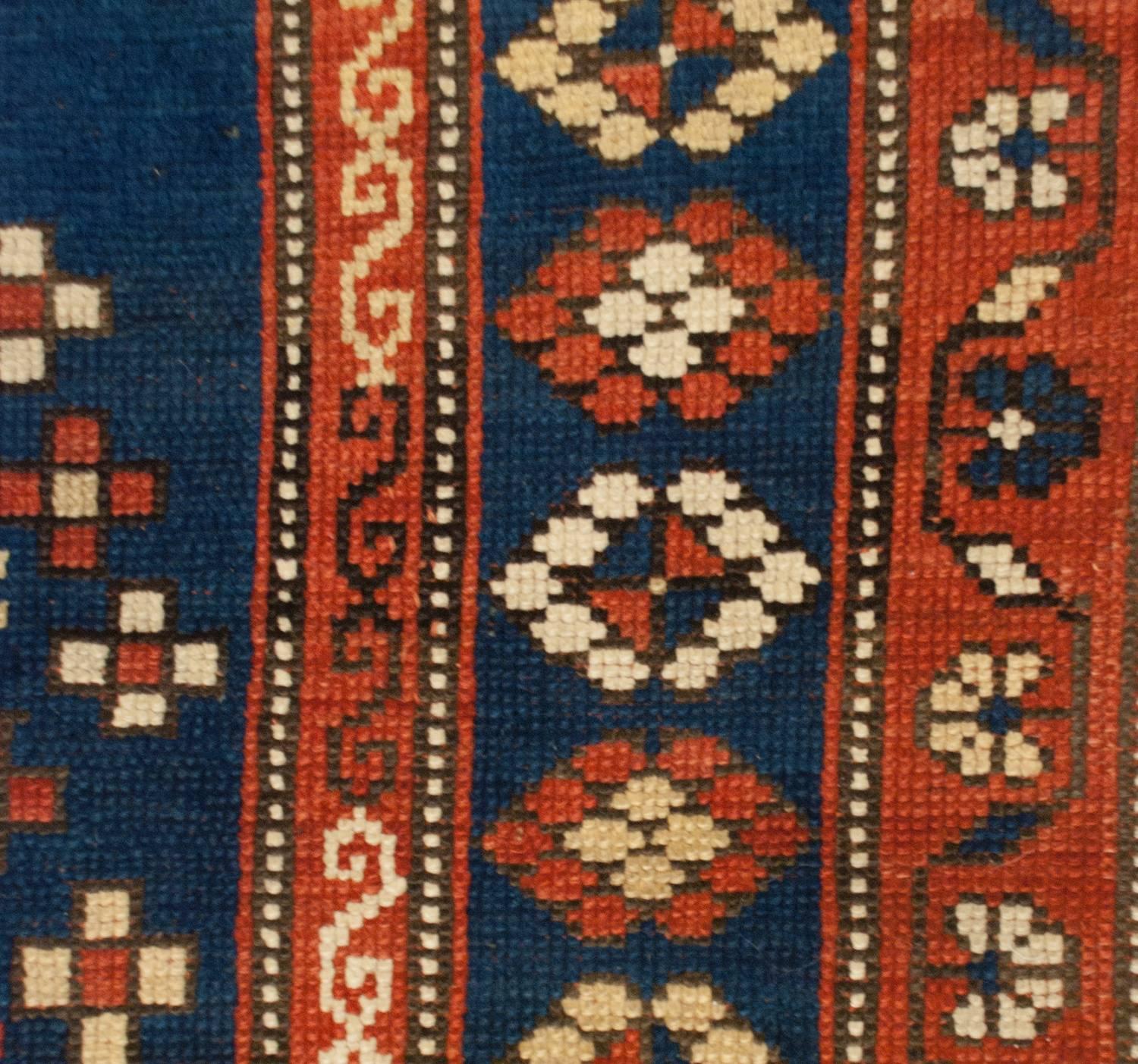 Vegetable Dyed Notable 19th Century Kazak Rug