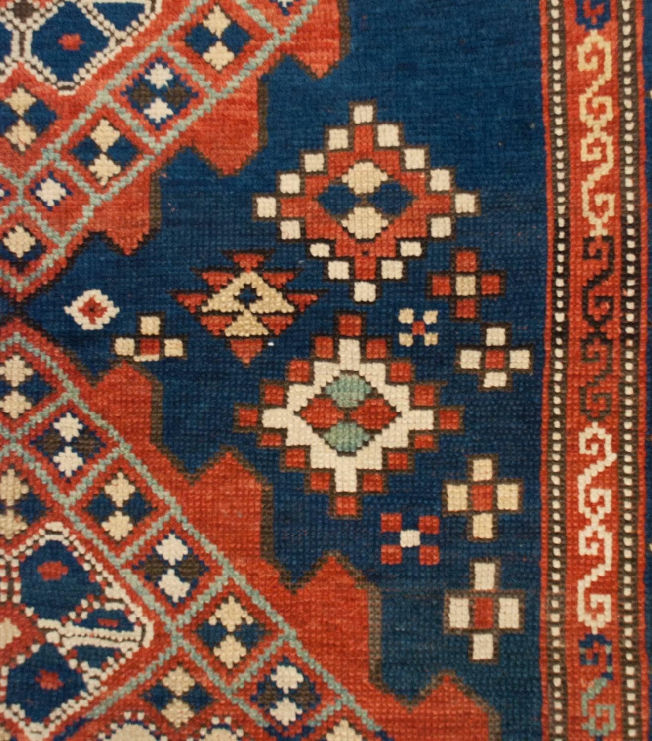 Late 19th Century Notable 19th Century Kazak Rug