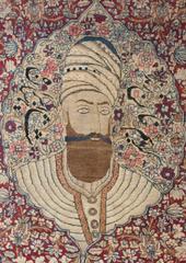 Notable 19th Century Pictorial Kirman Rug