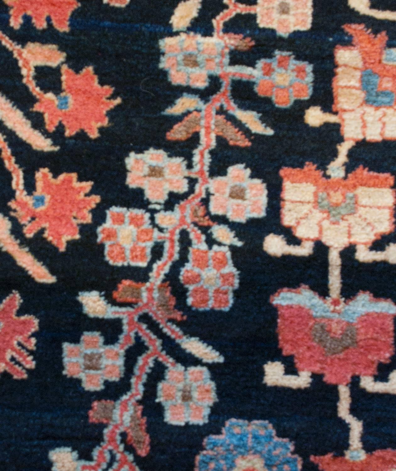 Asian Unique Early 20th Century Sarouk Rug For Sale