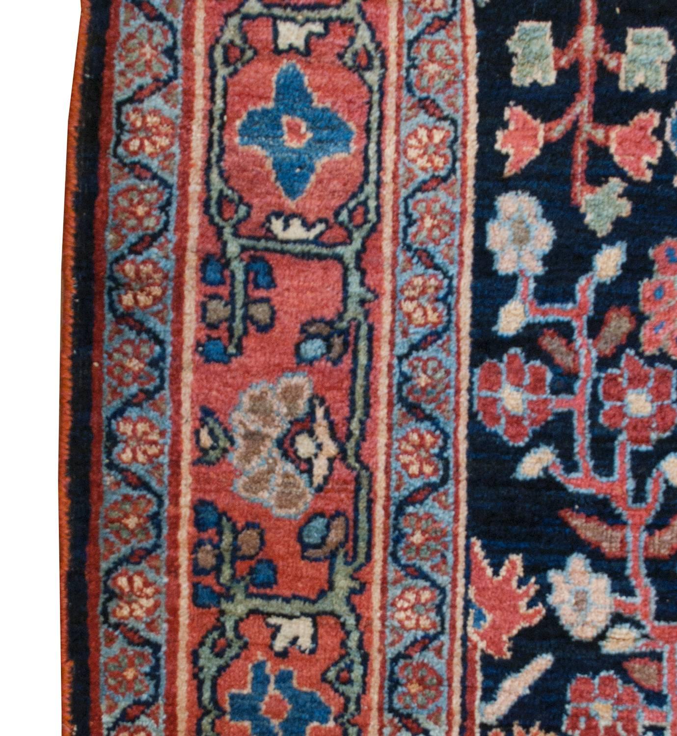 Vegetable Dyed Unique Early 20th Century Sarouk Rug For Sale
