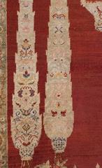 Incredible 19th Century Silk Ghashghaei Prayer Rug