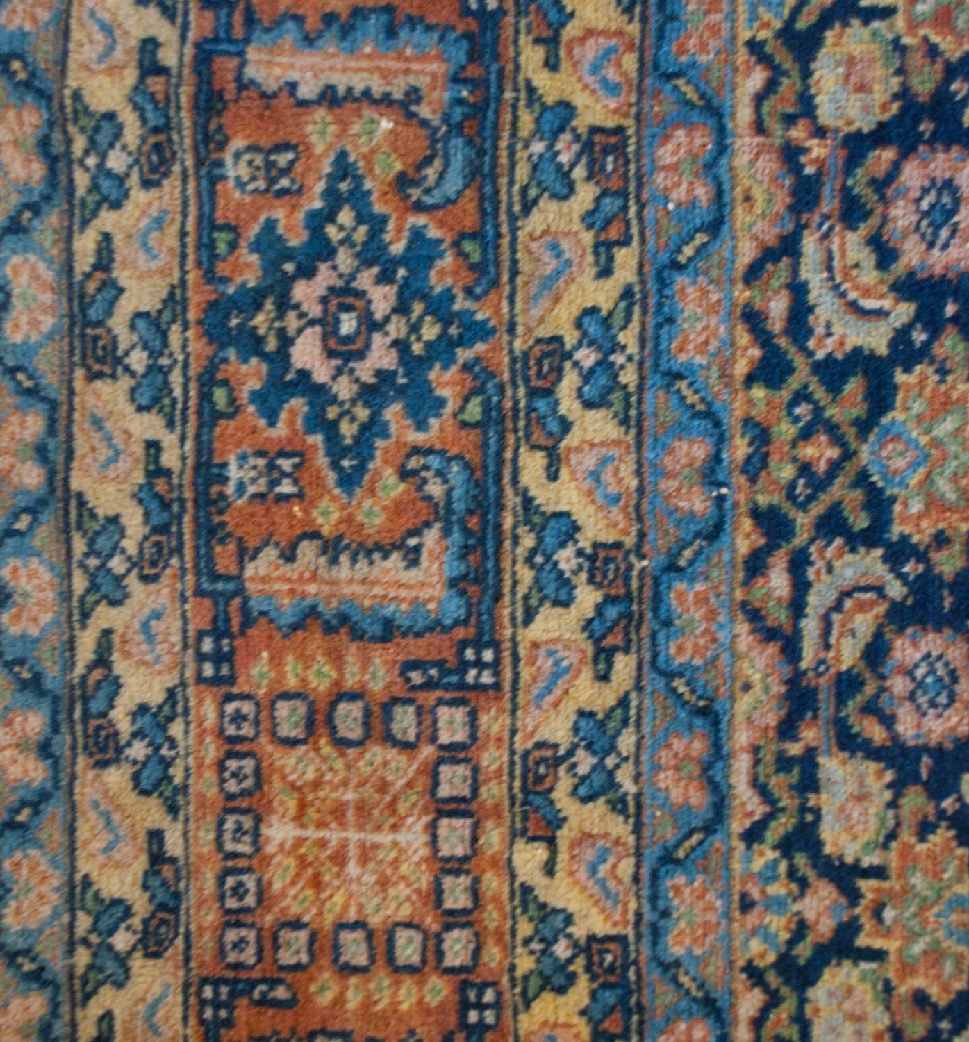Remarkable 19th Century Malayer Rug In Good Condition For Sale In Chicago, IL